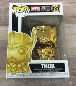 gold chrome thor funko pop