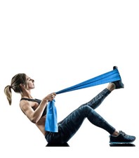 NEW 9 Ft Stretch Resistance Bands Exercise Pilates Yoga Aerobic GYM Home Workout