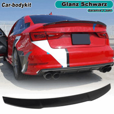 Glanz Schwarz Spoiler Heckspoiler Abrisskante Lippe Flügel für Audi A3 S3 RS3 8V Glanz Schwarz Spoiler Heckspoiler Abrisskante Lippe Flügel für Audi A3 S3 RS3 8V