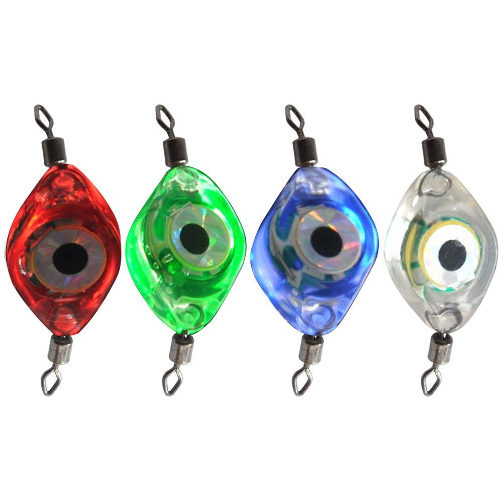 LED Attracting Fish Light Eye Shape Fishing Lure Light for Underwater