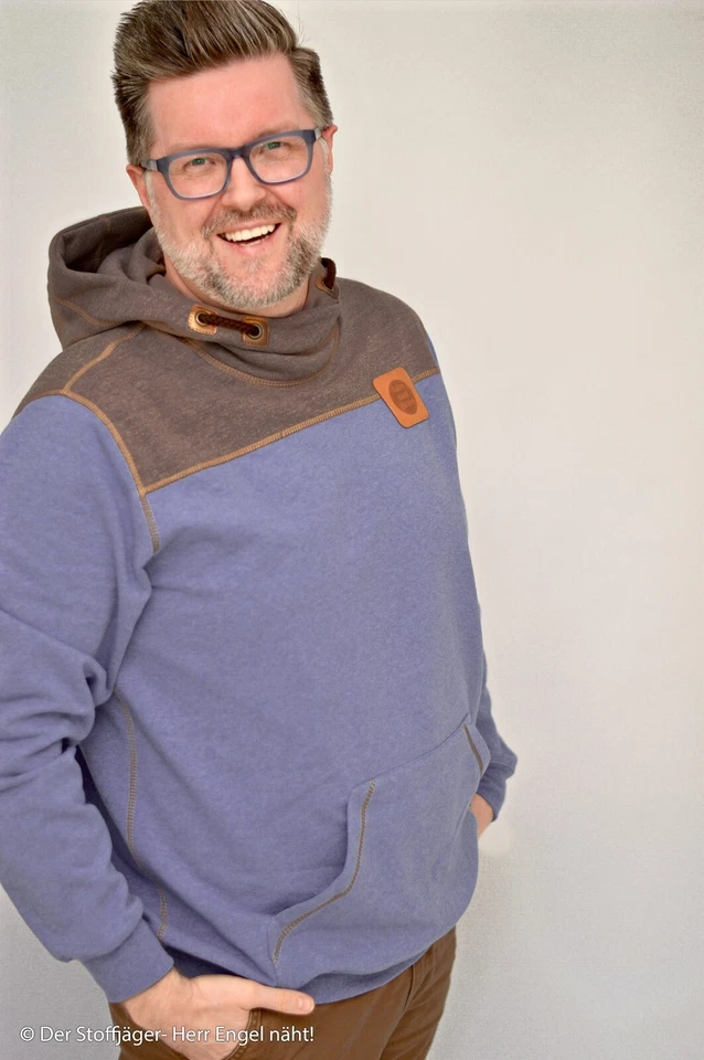 Sweat Stoff "Eike Melange" von Swafing- Meterware- 50 cm - Ökotex- Wintersweat - Bild 4 von 4