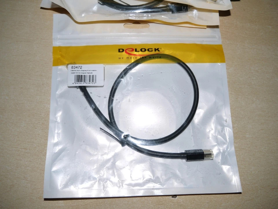 Delock Kabel mini Displayport Stecker - Stecker 0,5 m - Bild 2 von 3