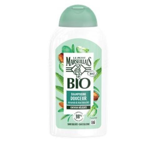 Lot de 3 Shampoing Bio Amande Le Petit Marseillais 250 ml