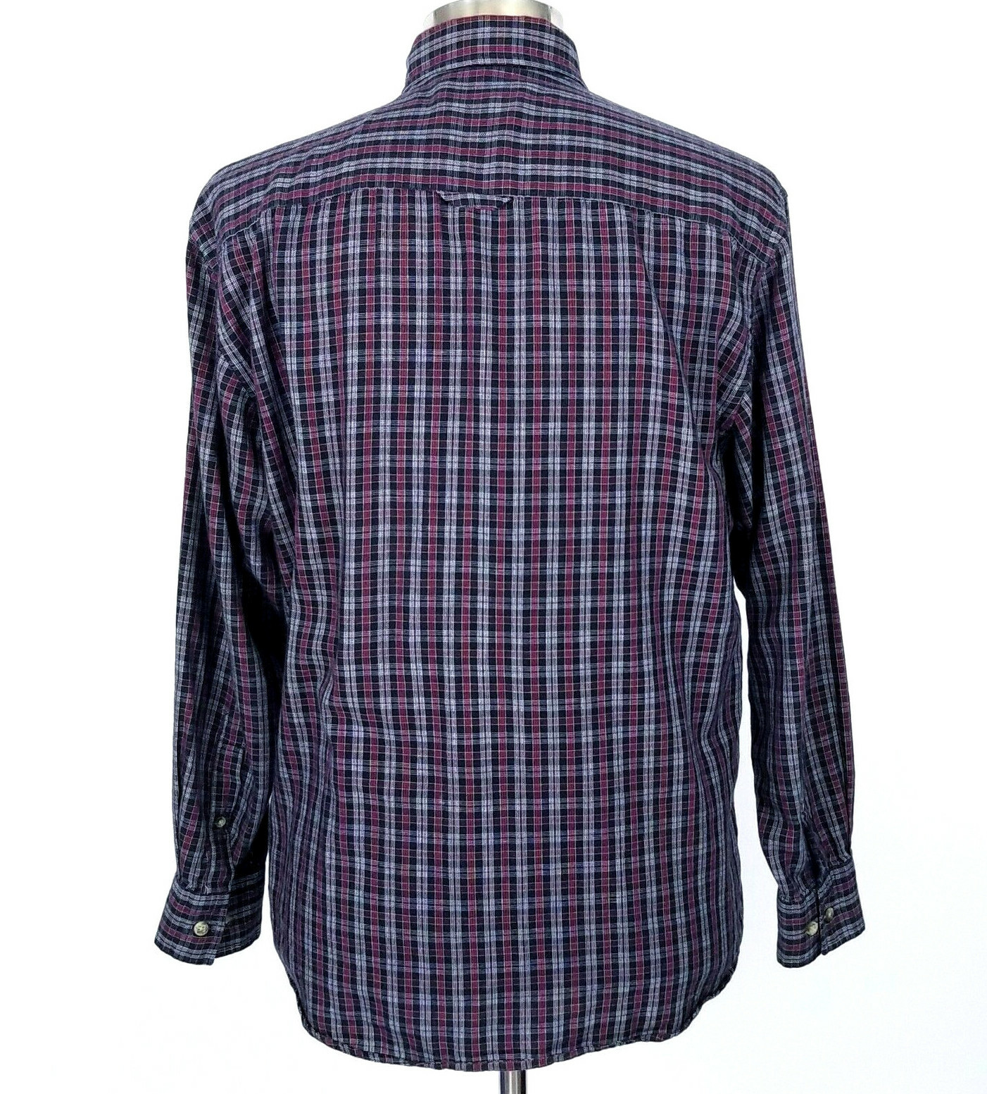 Pendleton Mens Button Down Shirt M Red Blue Plaid… - image 2