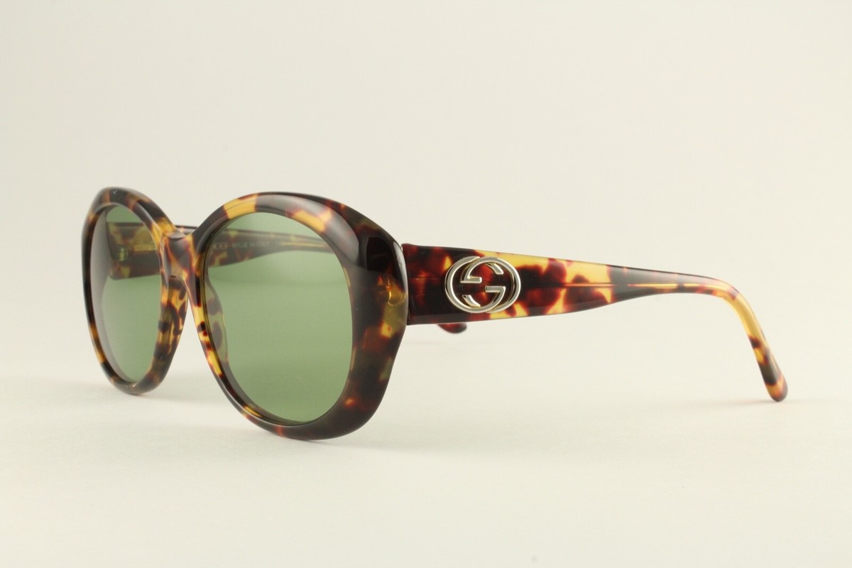グッチ Rare Vintage Authentic Gucci GG 2171/N/S 02Y Tortoise Green 56mm