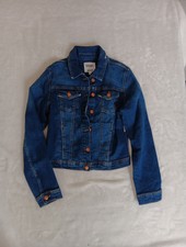 Kenzie Womens Denim Blue Jean Jacket W/ Pockets Size Small New