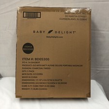 NEW Baby Delight Go with Me Alpine Deluxe Portable Bouncer Item 16-2642BOS