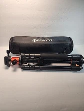 Professional 58” DSLR Tripod with Camera Leveling Base Tri-Wheel Head