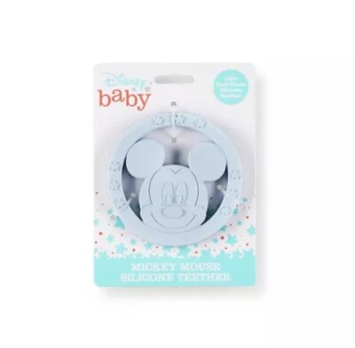 Disney Baby Mickey Mouse Silicone Teether, 100% Food Geade Silicone Teether