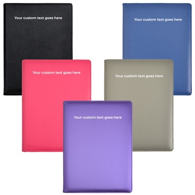 Personalisierter Text 24 Taschen 48 Seiten A4 Präsentationsmappe Dokument Aktenordner