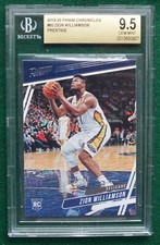 Zion Williamson rookie card BGS 9.5 Gem Mint  2019 Panini Prestige Pelicans RC