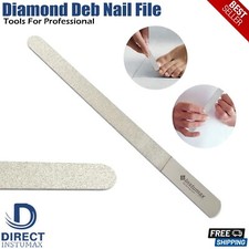 Diamond Deb Nail File 8" Double Sided Foot Dresser Manicure Pedicure Tool