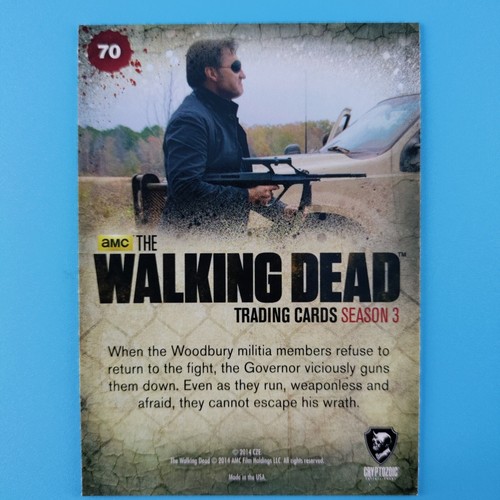 2014 Cryptozoic AMC The Walking Dead Staffel 3 Teil 2 #70 Der Preis der Feigheit - Bild 2 von 2