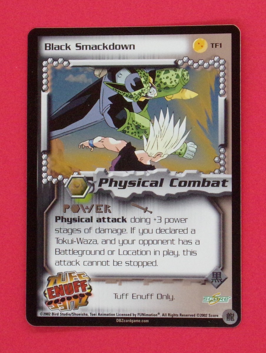 2002 Dragon Ball Z Cell Games Saga - Tuff Enuff - Pick Your Card