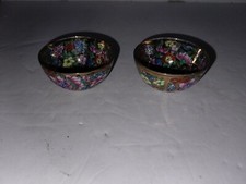 FAMILLE ROSE FAMILLE Millefluer FLORAL BOWL W/GOLD CHINESE HONG KONG