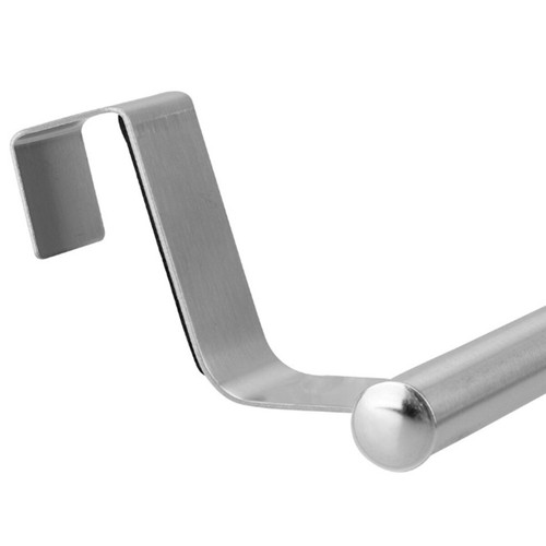 2X Over Door Tea Towel Holder Rack Kitchen Hook Shelf Bathroom Cupboard