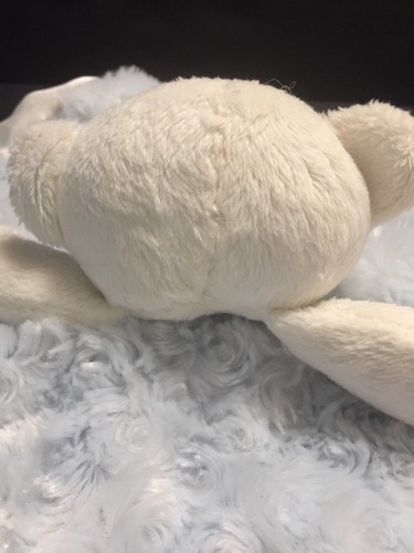 Blankets & Beyond Teddy Bear Security Lovey Blue Swirl Rosettes Baby Baby Nunu - Picture 9 of 12