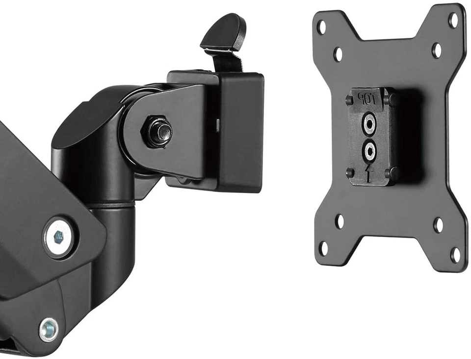 WALI Single Monitor Spring Desk Mount Heavy Duty Aluminum Adjustable 35 in 33 lb - Image 2 of 4