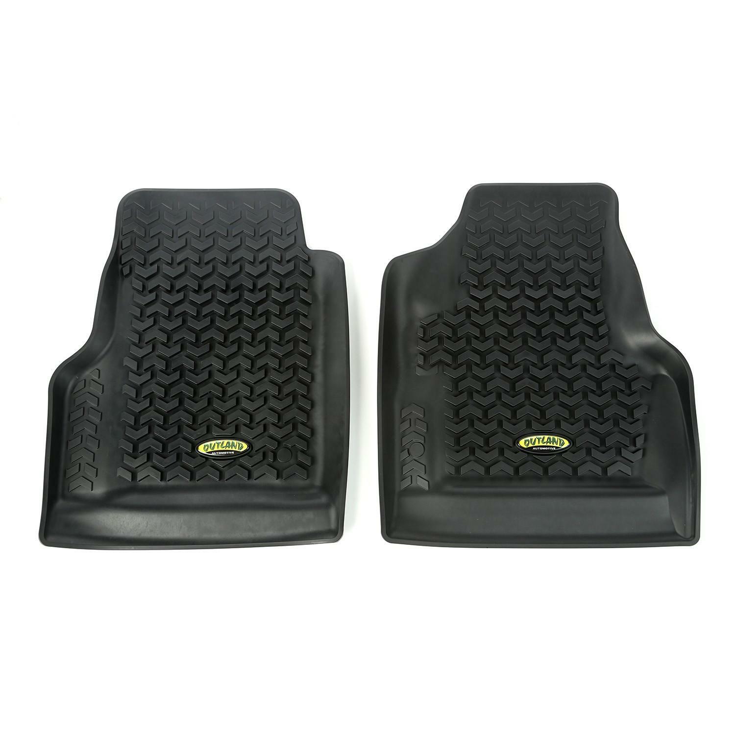 Tapis de sol All Terrain noirs pour avant de Jeep Wrangler TJ 1997-2006