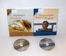 2 Max On Life CD-Book Interactive Bible Studies by Max Lucado 2007 Hardcover