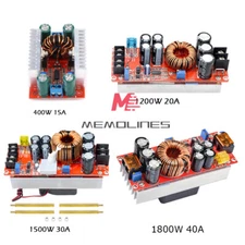 1200W 20A/1500W 30A/1800W 40A DC-DC Converter Boost Step-up Power Supply Module