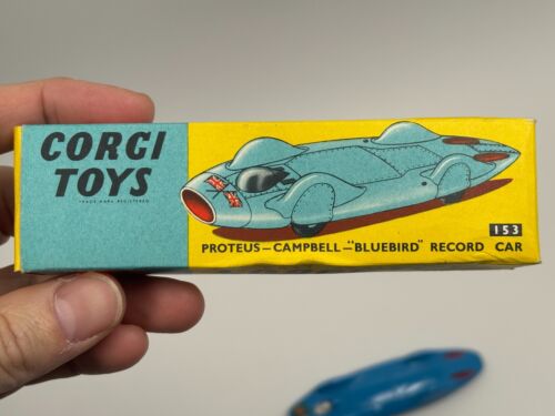 Miniature 1:43 - CORGI TOYS - PROTEUS CAMPBELL BLUEBIRD RECORD CAR N°153 - Foto 4 di 23