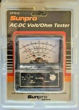 New Sunpro Suntune Volts Ohms 6 Function Analyzer Testers Cp7610 Ac-dc Tester New Sunpro Suntune Volts Ohms 6 Function Analyzer Testers Cp7610 Ac-dc Tester