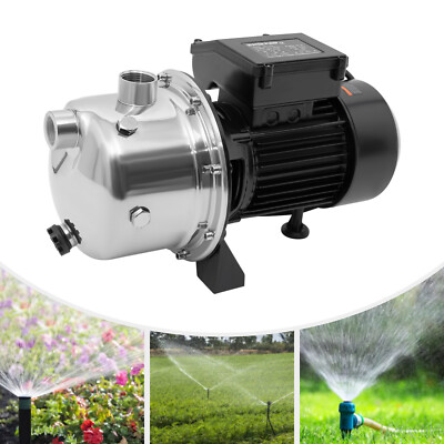 1.5 HP 115V Shallow Well Pump Garden  Lawn Irrigation Water Jet Pump Stainless