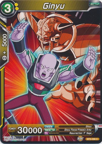 Ginyu BT5-098 C Dragon Ball Super Card TCG X1 | eBay Ginyu BT5-098 C Dragon Ball Super Card TCG X1 | eBay