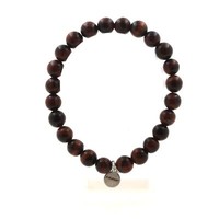 Mineralien Und Edelsteine. Armband Perlen Roter Tigerauge 8 Mm. Fabri