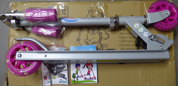 Beleev Roller Kinder 2 RäDer Klappbar Kinderroller FüR MäDchen Jungen Tretroller-image