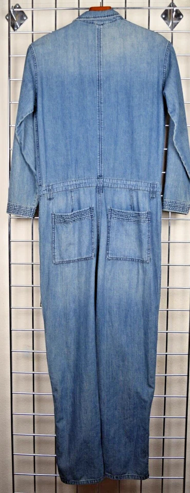 Mono Mono Vintage Talla S/M Años 90 Free People Azul Lavado Algodón Súper Suave Foto 2 de 4