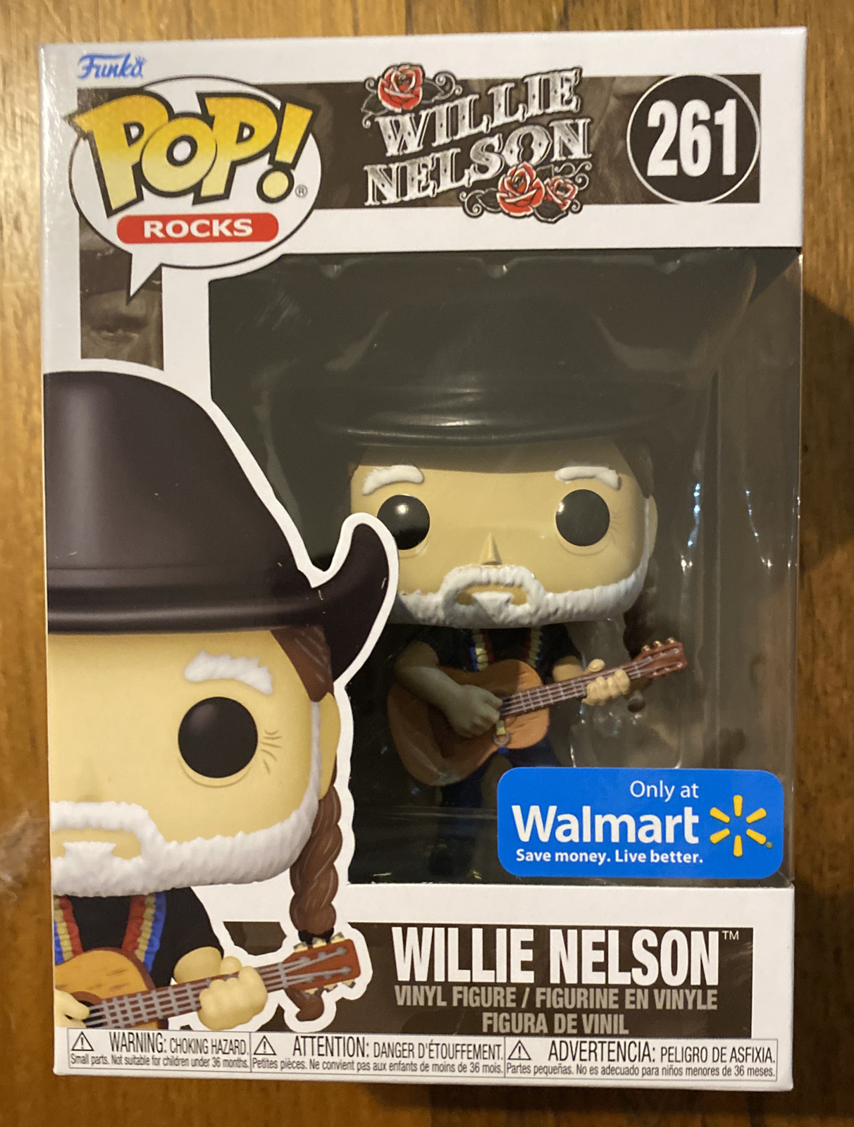 Figura De Vinilo Exclusiva De Walmart Funko Pop Rocks De Willie Nelson 74