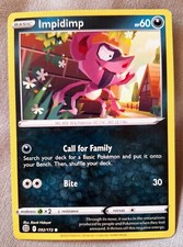 Pokémon Cards: Impidimp 92/172 Common Regular S&S: Brilliant Stars - Pokémon TCG