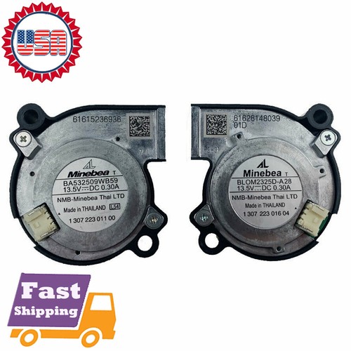 2 Pcs LED Headlight Cooling Fan BLOM2325D For Audi 1318 A3 A6 S6 A7 S7