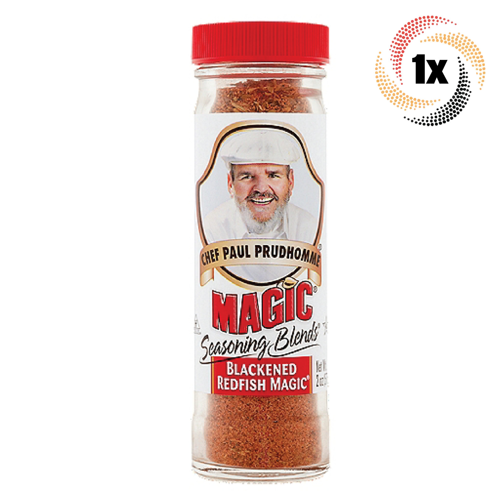 1x Шейкер Шеф-повара Пола Прюдомма с волшебной смесью приправ для копченой красной рыбы | 2 унции