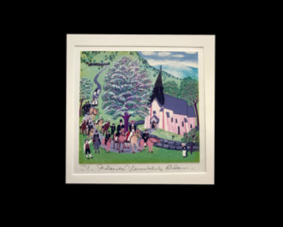 Arvid Norendal signed and numbered  print Wedding Procession From Voss
