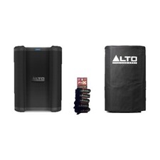Bundle of 1x Alto Pro Busker BATTERY POWERED PORTABLE PA  Cover  Cable Ties