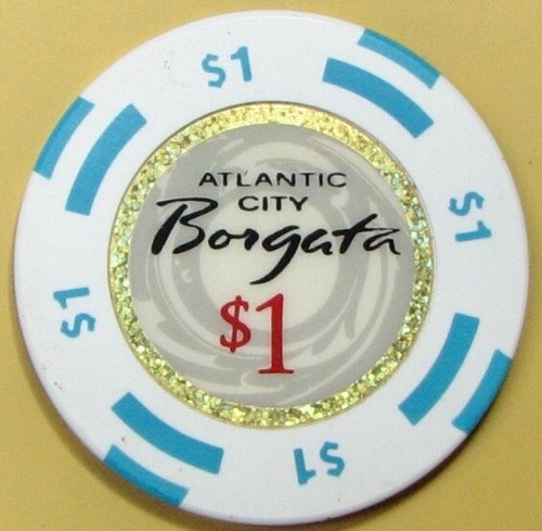 Borgata. $1 Casino Chip. Atlantic City, NJ. Z98.