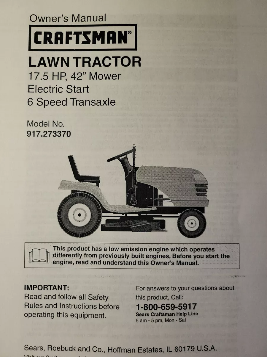 Sears LT1000 Craftsman 6sp 17.5 42