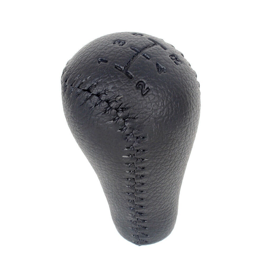 Leather Gear Shift Knob Cover For Nissan Patrol Y62 2016 2017 2018 - Dark Leather Gear Shift Knob Cover For Nissan Patrol Y62 2016 2017 2018 - Dark