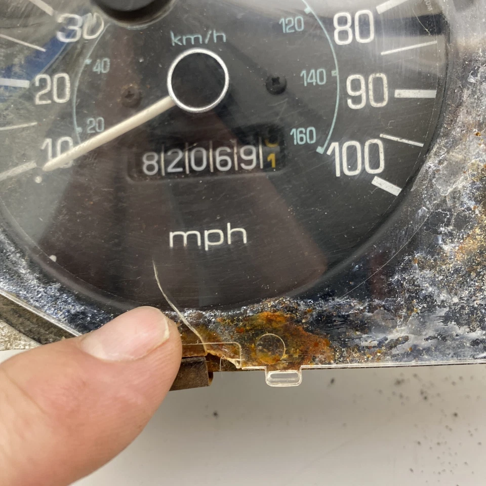 Datsun Gauge Cluster 620 Speedometer Instrument Gauges 77 1977 OEM Original - Image 3 of 4