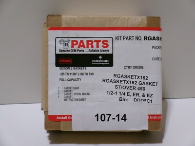 FISHER RGASKETX162 Gasket Kit NEW IN PACKAGING