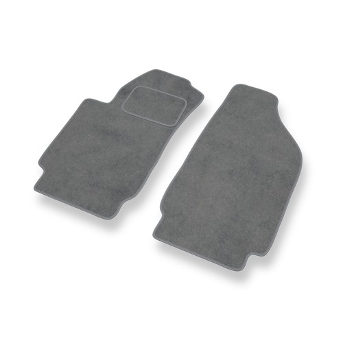 Tapis De Sol Avant Velours Noir Pour Fiat Doblo II (2009-2020) - Lot De 2
