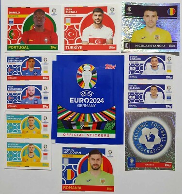 Topps UEFA EURO 2024 EM Germany 2024 alle Sticker zum aussuchen MULTI-RABATT 3/3