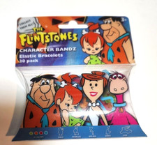 The Flintstones Character Bandz Elastic Bracelets 20 Pack NIP
