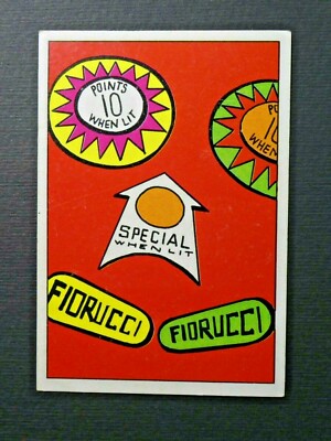 FIORUCCI POP ART Vintage 1984 Electron 80 Flipper Flipper Sammler Aufkleber