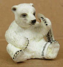 Schleich 14084 Sitting Polar Bear Cub *Retired/Wild Life/NWT*
