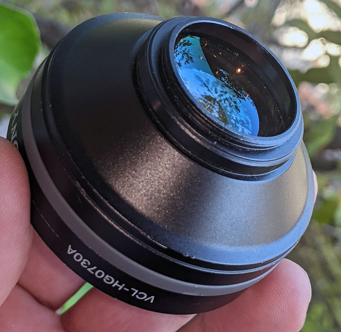 その他 SONY WIDE CONVERSION LENS VCL-HG0730A Sony x0.7 High Grade Wide Conversion Lens for 30mm Model VCL