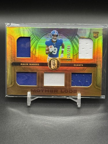 2024 Panini Gold Standard - Mother Lode Malik Nabers #ML-MNS /299 (MEM, RC)